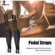 thumbnail image 4 of 1 Pair Exercise Bike Pedal Straps, Heavy Duty Adjustable Length Universal Pedal Strap For Spinning Bike Home Gym, 4 of 5