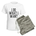 thumbnail image 5 of CafePress - I Do What I Want Women's Light Pajamas - Women's Short Sleeve Print T-Shirt and Pants Light Cotton Pajama Set, 5 of 7
