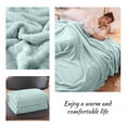 thumbnail image 4 of LSLJS Throw Blankets Soft Fuzzy Warm, Fuzzy Throw Blankets Couch Fleece, Throw Blankets Bed Cozy Machine Washable Plush Thick Comfy Checkered Furry Sofa, Throw Blanket, 4 of 9