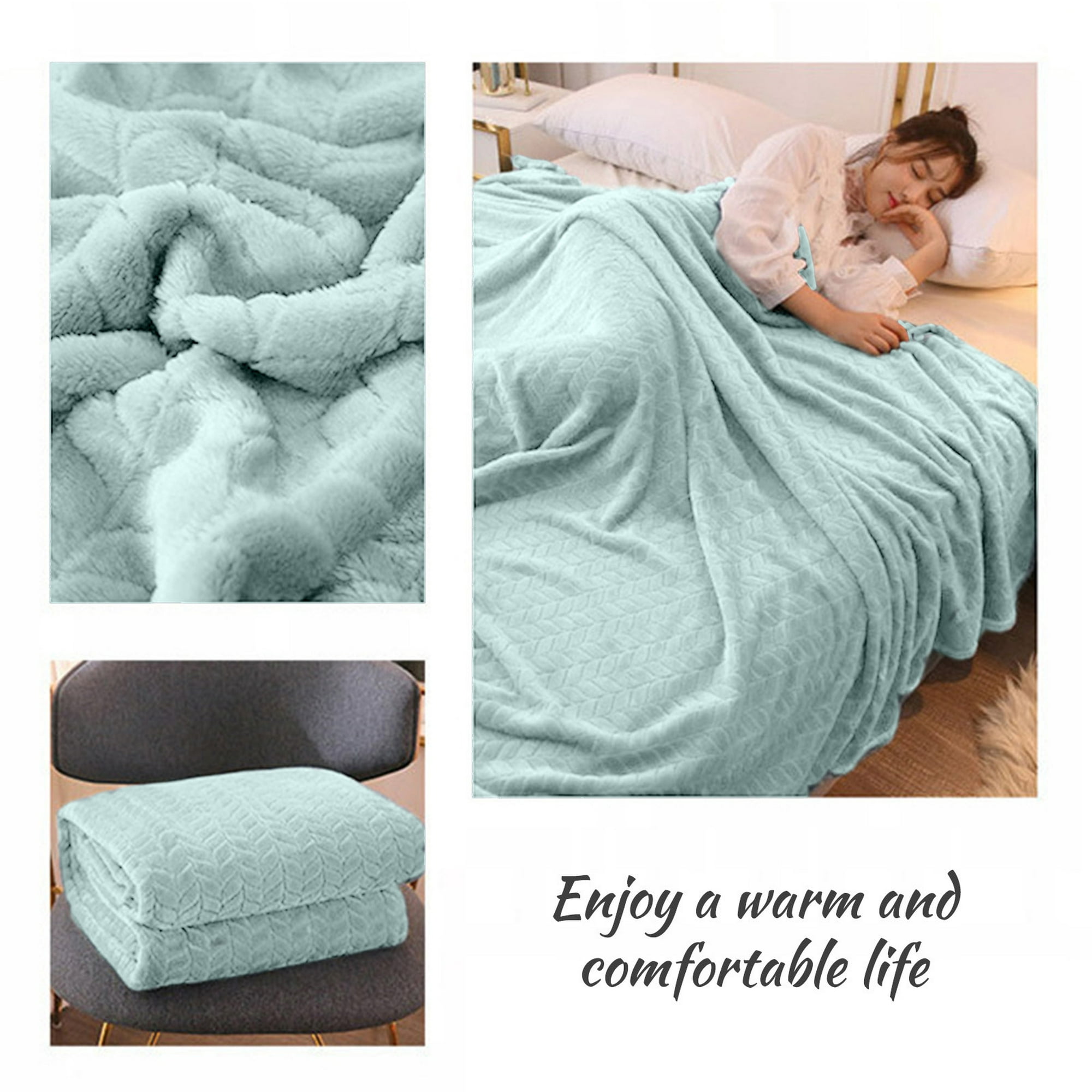 Comfy blankets for bed sale