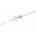 thumbnail image 2 of 14K solid white gold 0.6mm box chain necklace 24", 2 of 4