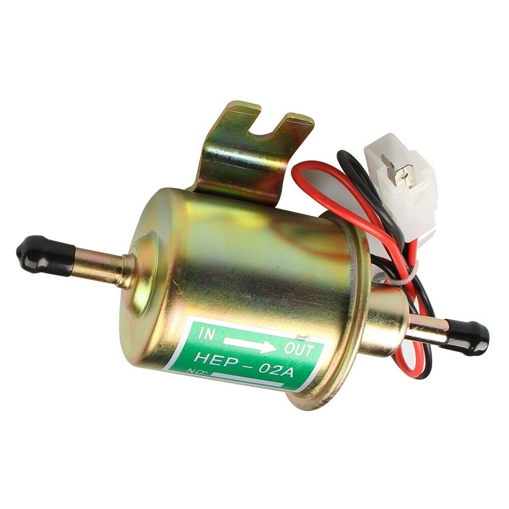 CarBole 12V Universal Electric Fuel Pump Inline 4-7 Psi-Low Pressure