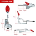 thumbnail image 4 of 90Kg Antislip Vertical Toggle Clamp Gh-301-Al Covered Handle For Hand Tool, 4 of 7