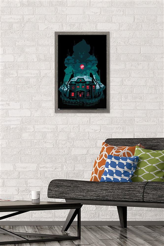 IT - House Wall Poster, 14.725" x 22.375", Framed
