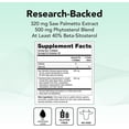 thumbnail image 7 of Theralogix Prostate SR Saw Palmetto & Beta-Sitosterol Supplement - Supports Healthy Urinary Tract Function in Men* - 90-Day Supply - NSF Certified - 180 Softgels, 7 of 7