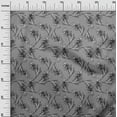 thumbnail image 3 of oneOone Polyester Spandex Gray Fabric Floral Sewing Material Print Fabric By The Yard 56 Inch Wide, 3 of 5