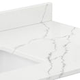 thumbnail image 3 of Wyndham Collection WCFQCB36STOPUNSWQ 36" Quartz Vanity Top - White, 3 of 3