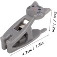 thumbnail image 2 of Cat Snack Clips Cute Cat Clothespin Snack Bag Sealing Clip Large Bag Clips for Food Storage Home Storage Clip(Gray), 2 of 5