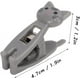 thumbnail image 2 of Cat Snack Clips Cute Cat Clothespin Snack Bag Sealing Clip Large Bag Clips for Food Storage Home Storage Clip(Gray), 2 of 5
