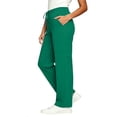 thumbnail image 4 of QIYAGBSA Scrub Pants for Women Soft Stretch Drawstring Elastic Waist Multi Cargo Thigh Pockets Work Uniform Long Shifts Daily Duty Easy Move, 4 of 8