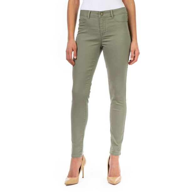 Jordache - Jordache Women's Essential High Rise Super Skinny Jean, Short Inseam - Walmart.com