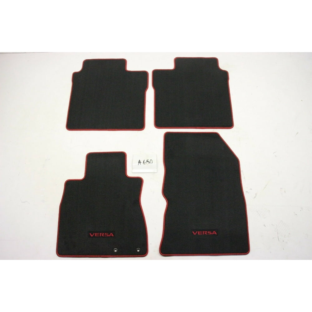 New OEM Nissan Versa Note Floor Mats 4 piece black with