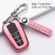 thumbnail image 4 of Sidaley TPU llave de automóvil Fob lavable 3 botones a prueba de golpes reemplazables llaves caso accesorios reemplazo para Prius 2016-2021 Automoción decorativa y accesorios Oro rosa, 4 of 6