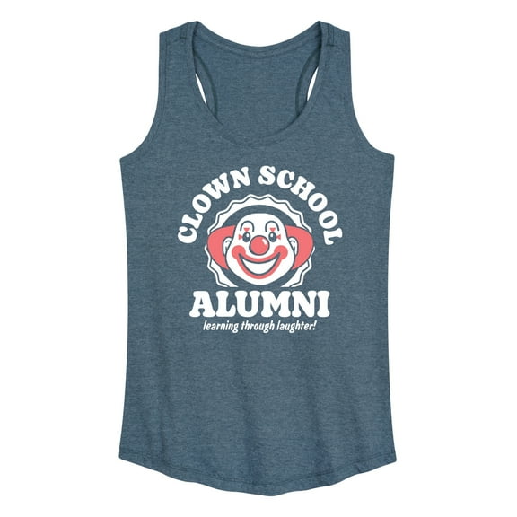 Instant Message - Clown School Alum - Women's Racerback Tank Top
