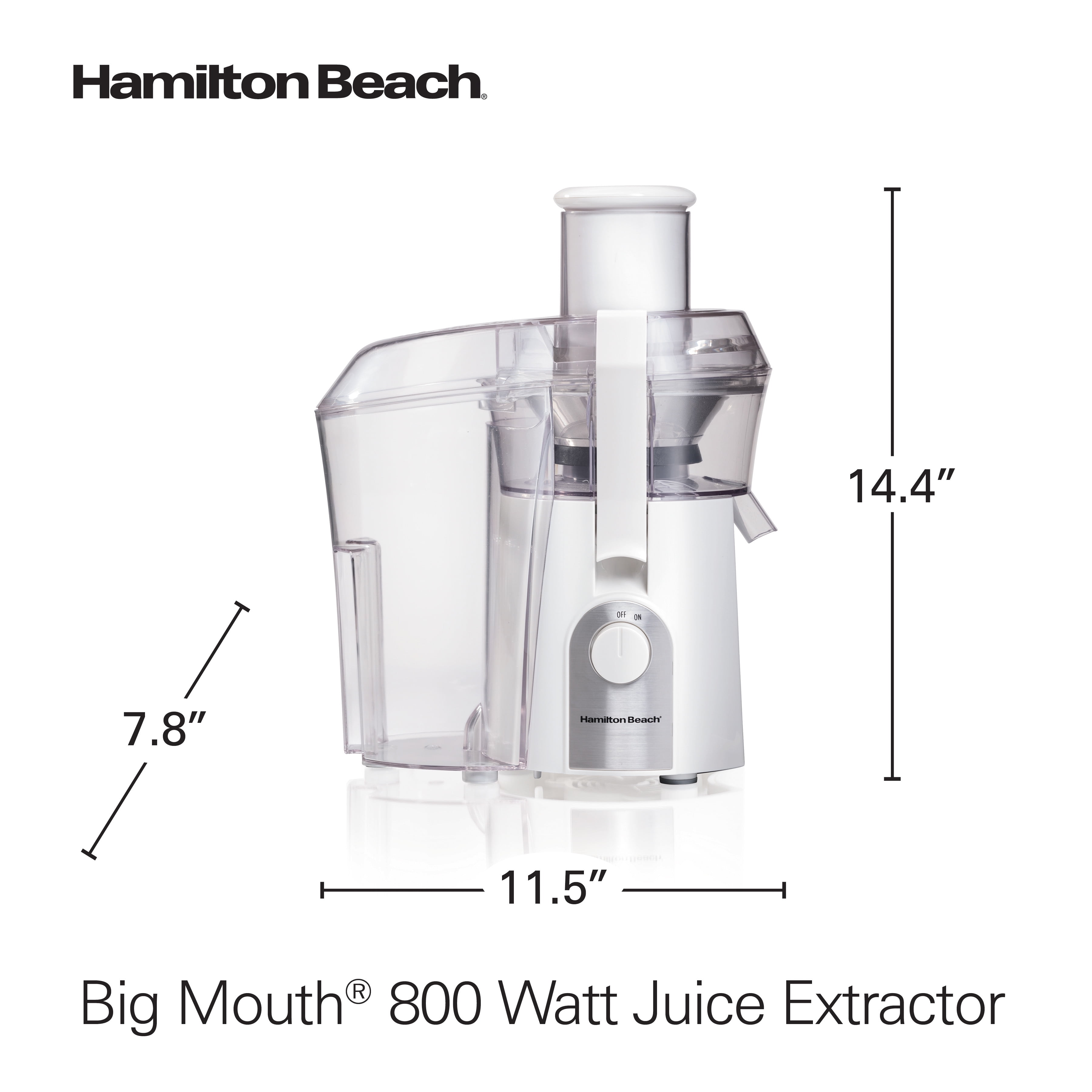Hamilton Beach Hamilton Beach® Big Mouth® 800 Watt Juice Extractor - 67702