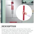 thumbnail image 2 of 8 Pieces Refrigerator Handle Cover Christmas Oven Dust-proof Protector Cartoon Decor Protector Cartoon Holiday Party Decoration for Home Kitchen, 2 of 7