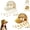 2pcs-mix, variant on Knitted Sunflower Hollow-Out Baseball Cap, Breathable Boho Sunflower Crochet Sun Hat for Outdoor Vacation Daily Casual