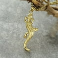 thumbnail image 3 of HIJONES Men's Animal Necklace Stainless Steel Vintage Hip Hop Punk Pendant Chain All Match Sweater Jewelry Gold, 3 of 5