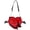 Red, variant on Hsqqdc Punk Heart Shaped PU Leather Ita Crossbody Bag, Devil Bat Wings Pin Display Messenger Purse for Women
