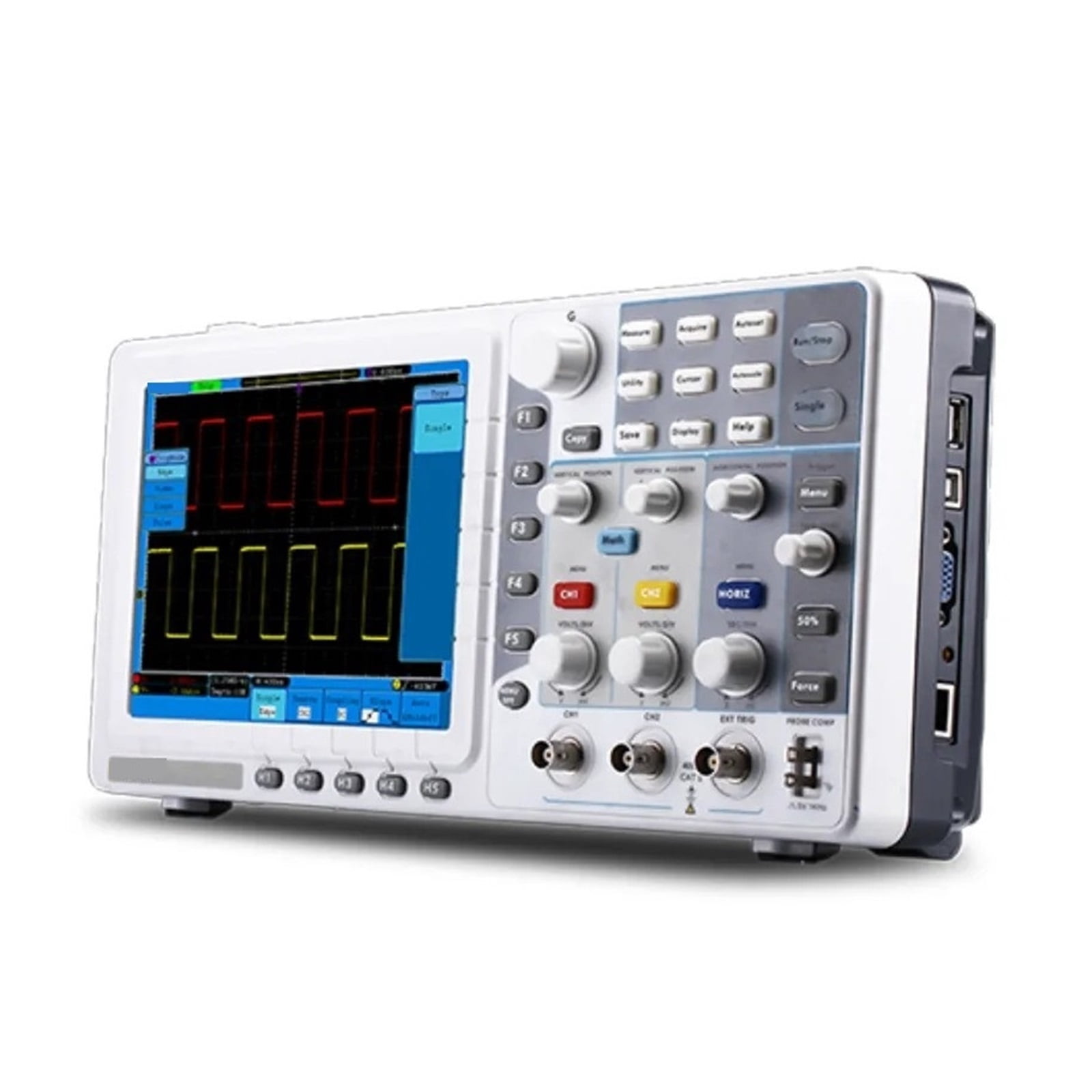 Channel Digital Oscilloscope 30 MHz 250 MSa/s 10K pts 8 bits 800 × 600 LCD Digital Desktop Oscilloscope ,Professional Designed