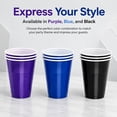 thumbnail image 4 of MODANU 16 oz Plastic Cups 50 Pcs Drinking Cups Disposable Cups with Lines Beverage Drinking Cups for Camping Barbecues Birthday Party Indoor Outdoor Events Picnics (Red), 4 of 7