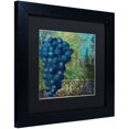 thumbnail image 2 of Trademark Fine Art "Vino Blu Two" Canvas Art by Color Bakery Black Matte, Black Frame, 2 of 4
