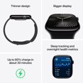 thumbnail image 3 of Apple Watch Series 10 GPS 42mm | Jet Black with Black Sport Band I Open Box With 6 Month Warranty, 3 of 8