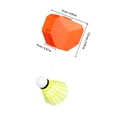 thumbnail image 2 of OULII 1Set Single Player Portable Badminton Rebound Trainer with Nylon Shuttlecock and Remote Control, 2 of 7