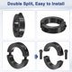 thumbnail image 5 of Conjuntos de anillos de eje de doble división de 1-7/8" en paquetes de 4 para uso automotriz e industrial, 5 of 6
