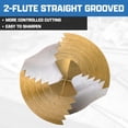 thumbnail image 7 of NEIKO 10604A Step Drill Bit, 6 Steps 3/16" to 1/2" Straight High Speed Steel, Titanium Nitride Coated, 1/4" Quick Change Step Bits for Steel, Metal, Wood, Plastic, Unibit Cone Drill Bits, Two Flute, 7 of 7
