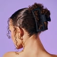 thumbnail image 4 of Gimme Beauty Double Teeth Claw Clip for Thick Hair, Black and Tan, 2 Count, 4 of 4