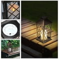thumbnail image 4 of Farol De Vela Parpadeante Led Con Energía Solar, Impermeable, Colgante, Luz De Jardín Al Aire Libre Advancent HA021741-00, 4 of 5