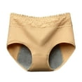 thumbnail image 3 of dmqupv Boyshort Panties for Women Cotton Underwear for Women Leak Proof Cotton Overnight Menstrual Panties Briefs Beige XXL, 3 of 6