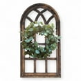 thumbnail image 6 of 44 Inch Wall Wood Window Arch -Large Cathedral Window Frame-Sunset Grove Cathedral, 6 of 11