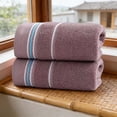 thumbnail image 7 of Taicans Striped Bath Towel - Cotton Luxury Towel,Highly Absorbent & Soft for Bathroom,Spa and Gym,29.1x13.0 Inch Face Towel, 7 of 7
