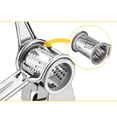 thumbnail image 3 of LOLIPPYY Stainless Steel Handheld Cheese Grater with Crank - Shredder for Kitchen, Home & Commercial Use, 3 of 4