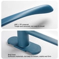 thumbnail image 3 of Bearachild Soporte para almacenamiento de toallas, colgador en forma de T de succión de pared, organizador fuerte para ahorrar espacio, accesorios de Juegos de accesorios de baño Blanco, 3 of 6