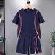 thumbnail image 2 of Odeerbi 3-14 Años Niños Trajes de Verano de Atletismo de Secado Rápido Deportes Correr Tops Pantalones Cortos Conjunto de Manga Corta Cuello Redondo Pantalones Cortos Traje, 2 of 9