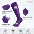 thumbnail image 4 of JASGOOD Baseball Belt and Socks Combo Set for Youth Adult Breathable Softball Socks and Adjustable Elastic Belt, 4 of 7