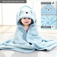 thumbnail image 2 of 2 Pack Hooded Baby Towels - Premium Ultra Soft Organic Baby Bath Towel – Absorbent and Hypoallergenic Towels for Baby Boy Girl, Toddler, Newborn Essentials, 2 of 6