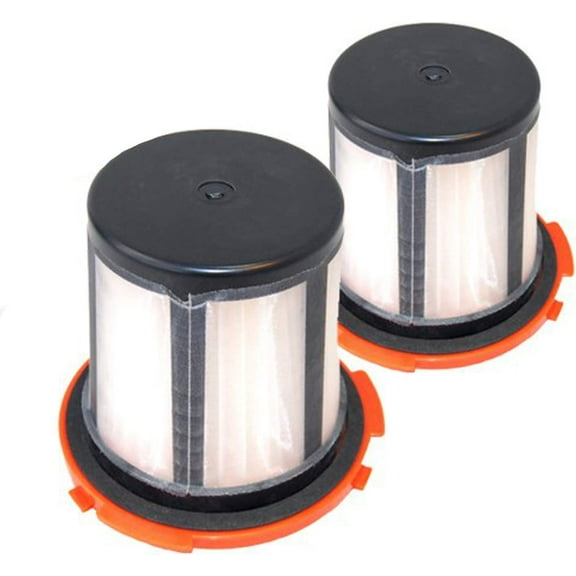 HQRP 2-Pack Washable & Reusable H12 Filters compatible with Eureka DCF-24 / 68950 Dust Cup Filter fits 955 series Canister Vacuums