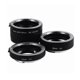 thumbnail image 5 of Tubo de extensión Macro DG-G Auto enfoque TTL AF extensión tubo anillo 12mm 20mm 36mm Set Metal montaje con tapas para cámara DSLR Canon EF EF-S 35mm lente Viltrox Tubo de extensión macro, 5 of 7
