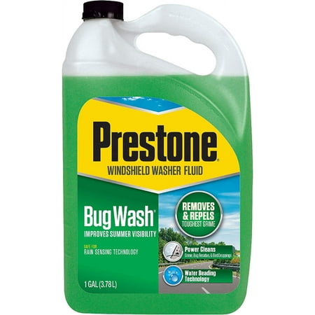 Prestone AS657-6PK Bug Wash Windshield Washer Fluid, 1 Gallon (Pack of 6)