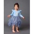 thumbnail image 5 of Disney Toddler Girls Frozen Long Sleeve BallerinaTutu Dress (Dusty Blue, 5), 5 of 7