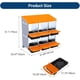 thumbnail image 3 of 6-hole metal chicken nesting boxes para chickens - 2 mounting options para egg laying, roll-away egg feature, grande ventilation holes, easy to clean, 3 of 5