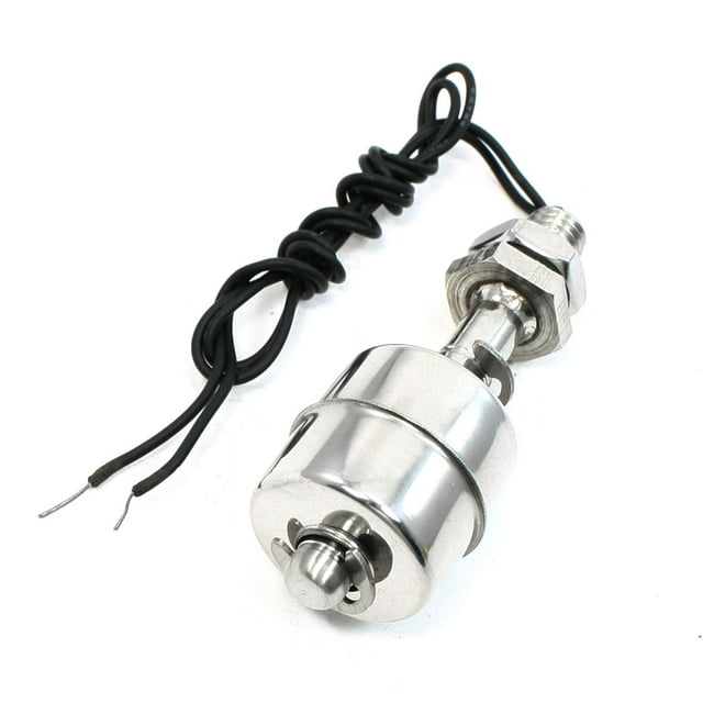 Sensor de nivel de agua líquido, interruptor de flotador de acero inoxidable, diámetro de 10 mm, longitud de 60 mm