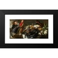 thumbnail image 2 of Frans Snyders 14x9 Black Modern Framed Museum Art Print Titled - Still Life with Huntsman (C. 1615), 2 of 5