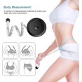 thumbnail image 4 of Cinta métrica retráctil blanca suave para medir el cuerpo, ideal para sastrería, tejido, manualidades, 150 cm (60 pulgadas) (negra), 4 of 5