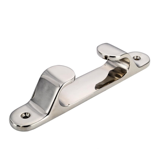 4 Inch Straight Fairlead Bow Chock, 102mm 316 Stainless Steel Marine Boat Deck Line Rope Cleat Hardware