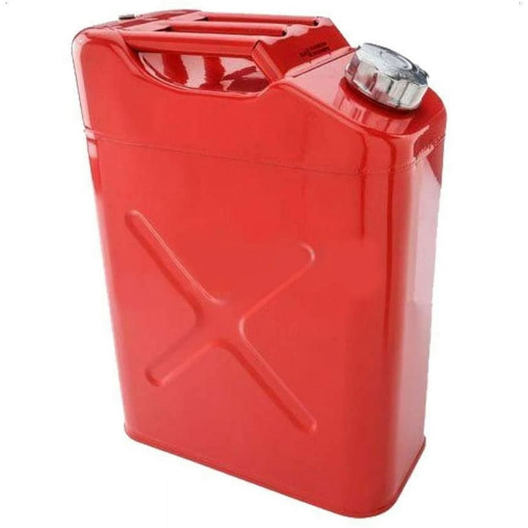 20L (5 Gallon) Petrol Diesel Fuel Can Gasoline Bucket Fuel Can with Oil Pipe Flexible Spout, Portable Fuel Tank for Fuels Gasoline Cars, Trucks